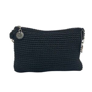 The Sak Black Fabric Vita Wristlet